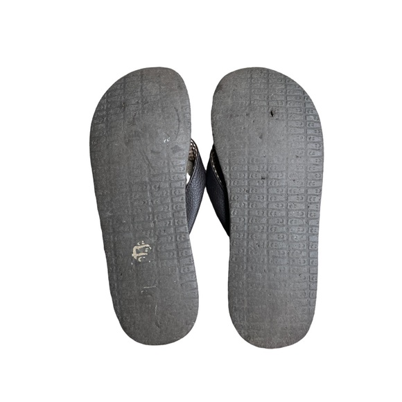 Sanuk Yoga Mat Flip Flop Sandal Women 8 8.5 Beach Summer Comfort Vacation Brown - Picture 4 of 4